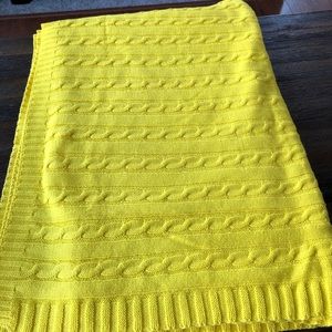 100% cotton throw
